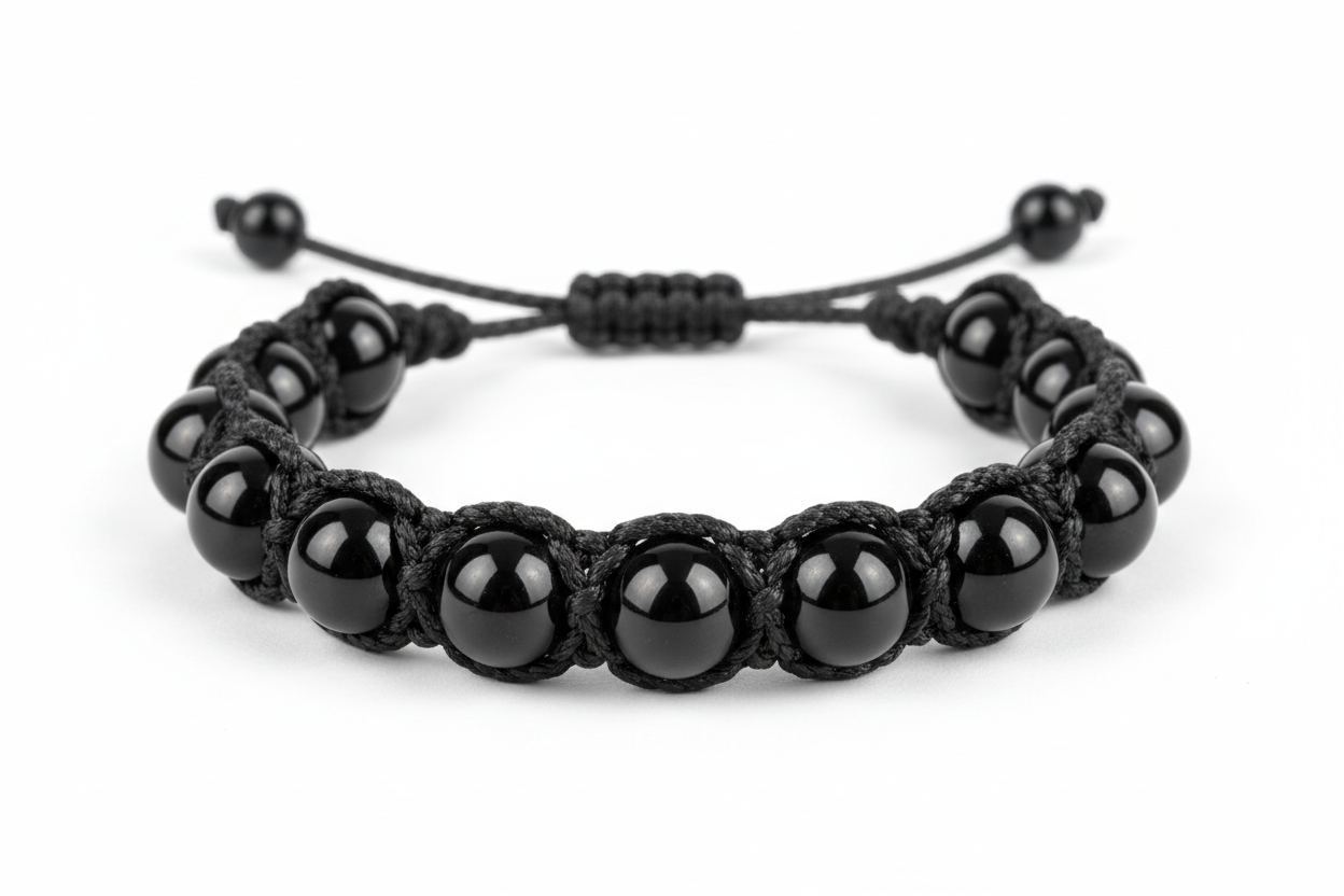 bracciale shambala onice nero