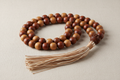 Collana japamala legno